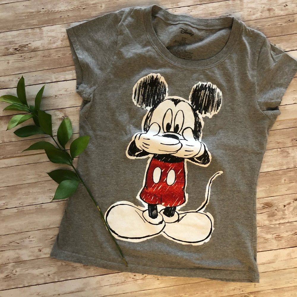 Disney youth girls gray T-shirt 15/17